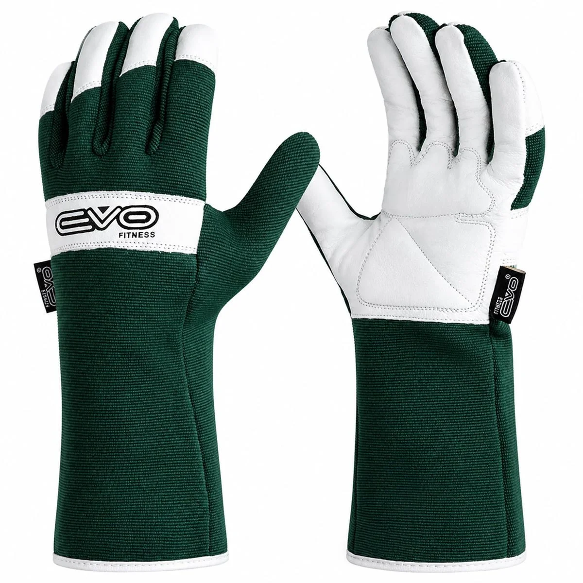 EVO Fitness Gardening Gloves Tough Thorn Proof Breathable Protective Leather Strong Grip