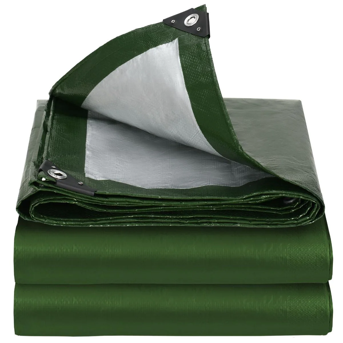 Velway 3m x 4m 250gsm Heavy Duty Waterproof Tarp Cover Tarpaulin Green