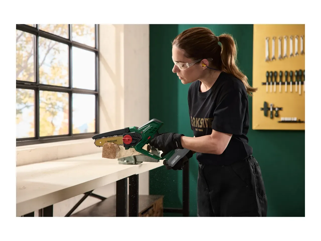 PARKSIDE 20V Cordless Pruning Saw Bare Unit 15cm Cutting Length (Battery & Charger Not Included)